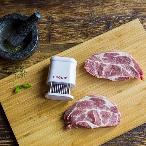 Amaciador de carne com agulhas e bloqueio de segurança - 11