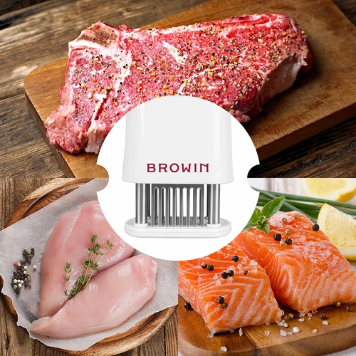 Amaciador de carne com agulhas e bloqueio de segurança - 8