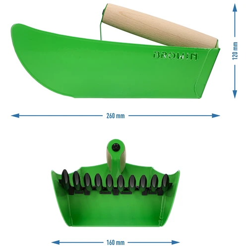 Apanhador de pequenos frutos, metálico, verde - 9