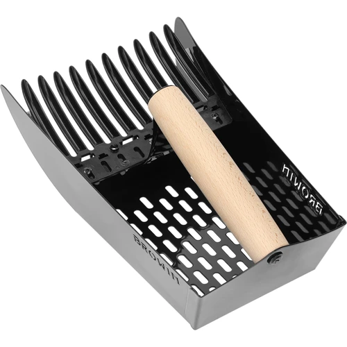 Apanhador para pequenos frutos, metal preto - 3