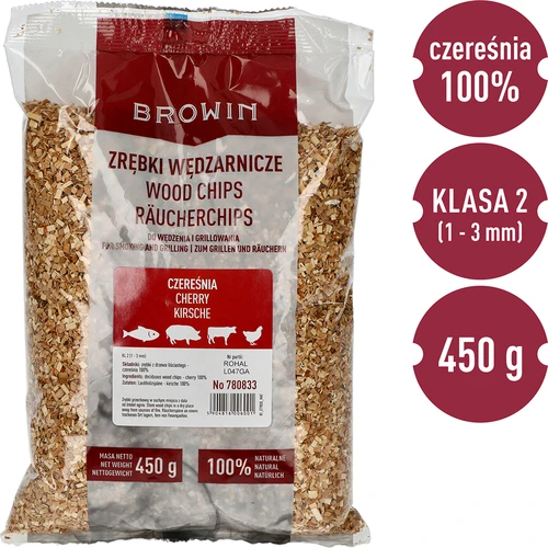 Aparas de madeira para fumagem (100% Cerejeira) classe 2 - 450 g X5 - 3