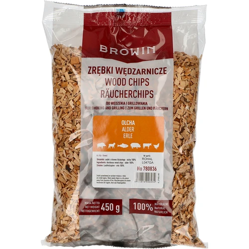 Aparas de madeira para fumar/grelhar, amieiro, 450 g, classe 8