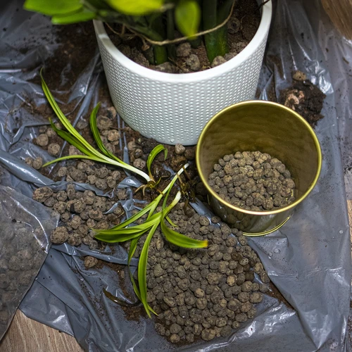Argila expandida para plantas em vaso, jardinagem e florestas em frasco, 4-10 mm, 2L - 8