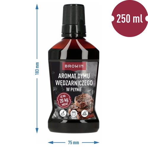 Aroma de fumo líquido, para 20 kg de carne, 250 ml - 4
