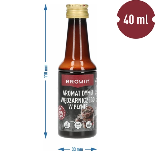 Fumo líquido (aroma de fumeiro), para 3 kg, 40 ml - 3
