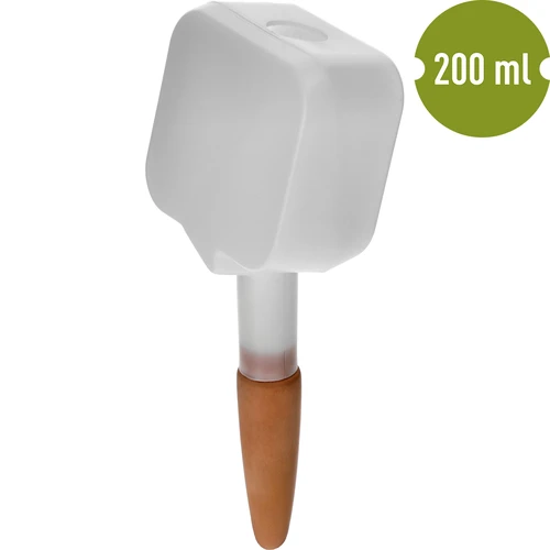 Autoirrigador para plantas – placa branca com estaca cerâmica, 200 ml - 2
