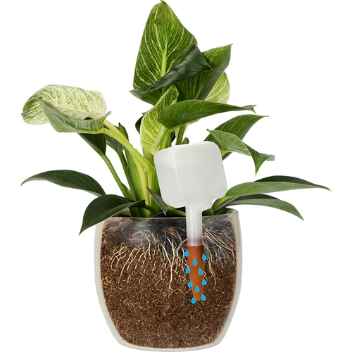 Autoirrigador para plantas – placa branca com estaca cerâmica, 200 ml - 6