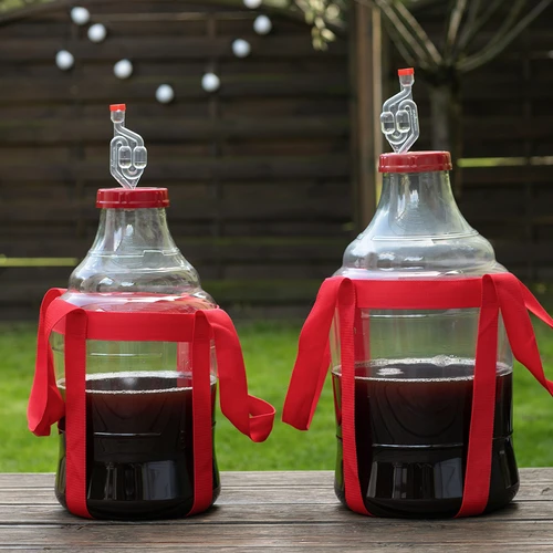 Balão para vinho, leve e inquebrável, com alças, 25 L - 9