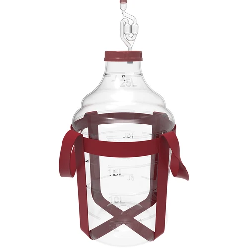 Balão para vinho, leve e inquebrável, com alças, 25 L