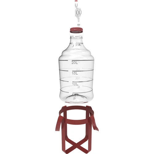 Balão para vinho, leve e inquebrável, com alças, 25 L - 3