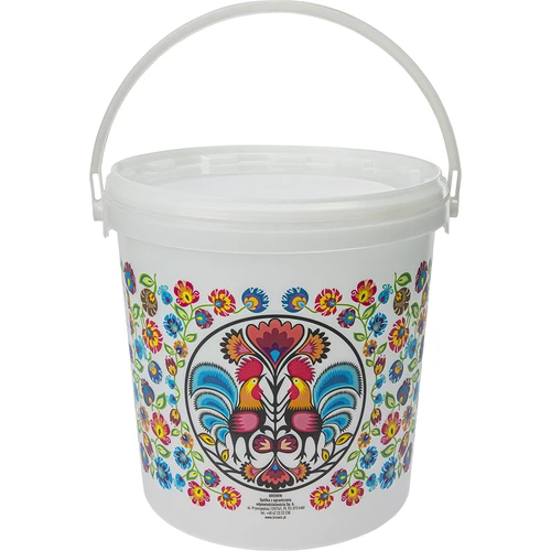 Balde para uso alimentar GWIOZDA - com tampa, 10 L