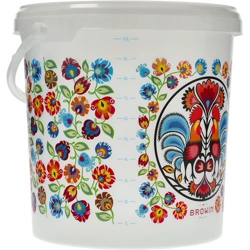 Balde para uso alimentar GWIOZDA - com tampa, 10 L - 3