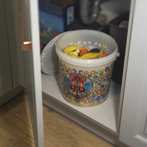 Balde para uso alimentar GWIOZDA - com tampa, 10 L - 8