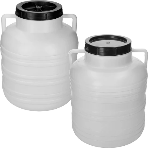 Barril para Fermentação 20 L - branco, com alças - 2