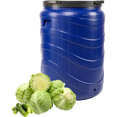 Barril para fermentação 240 L azul - 3