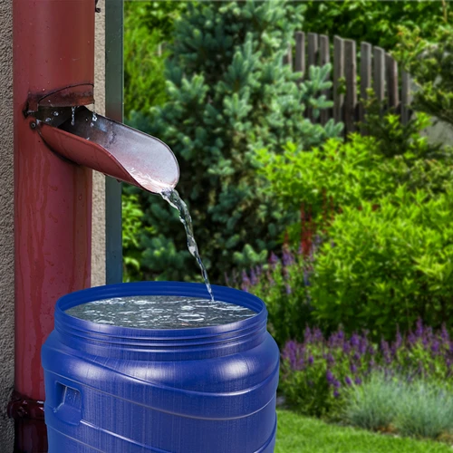 Barril para fermentação 240 L azul - 11