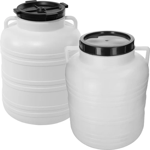 Barril para fermentação 60 L - branco, com pegas - 2