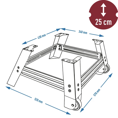 Base móvel para fumador dragON 330275 - 6