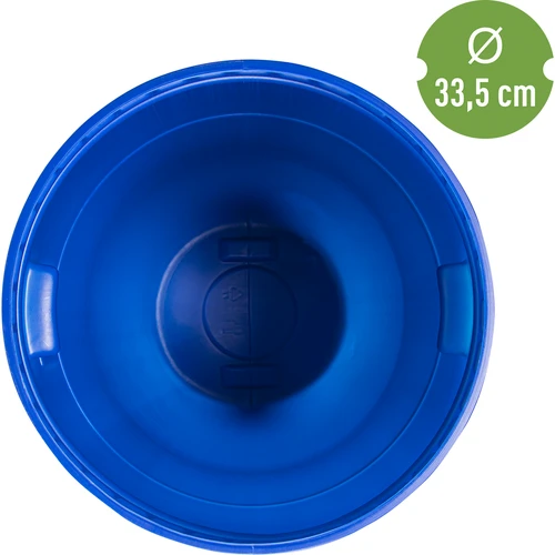 Bidão para couve fermentada 85 L, com aro de aperto, azul, Sterk - 4