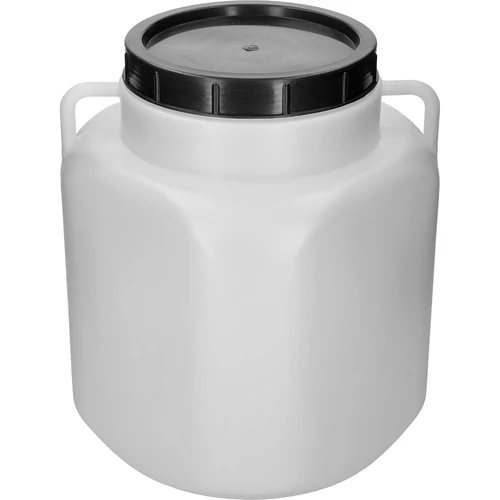 Bidão quadrado 40 L, branco, com asas, Sterk
