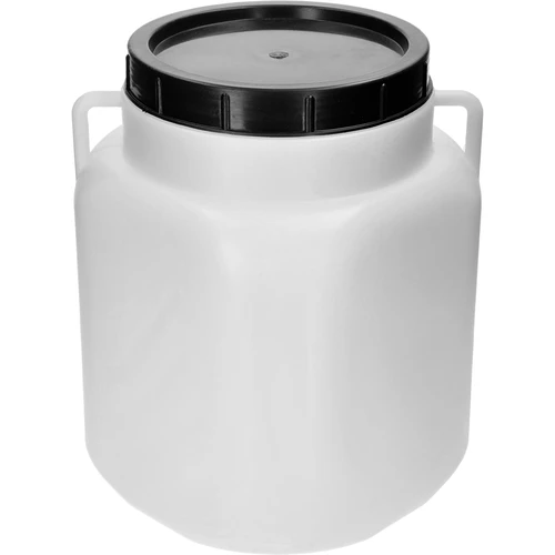 Bidão Quadrado de 30 L, branco, com pegas, Sterk