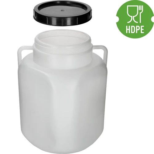 Bidão Quadrado de 50 L, branco, com pegas 50 L - 4