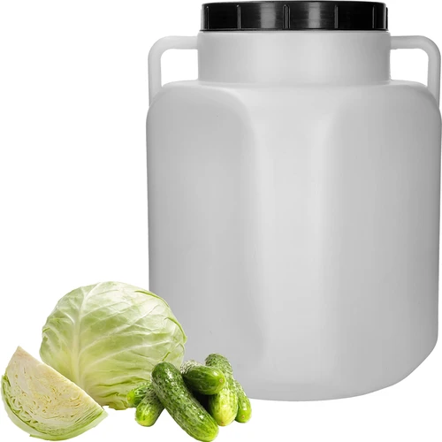 Bidão Quadrado de 50 L, branco, com pegas 50 L - 3