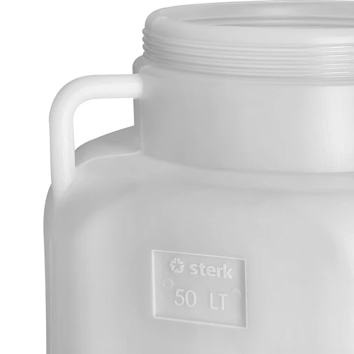 Bidão Quadrado de 50 L, branco, com pegas 50 L - 8