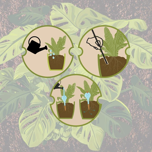 Bola de rega para plantas, preta mate com ponta de cerâmica, 400 ml - 5