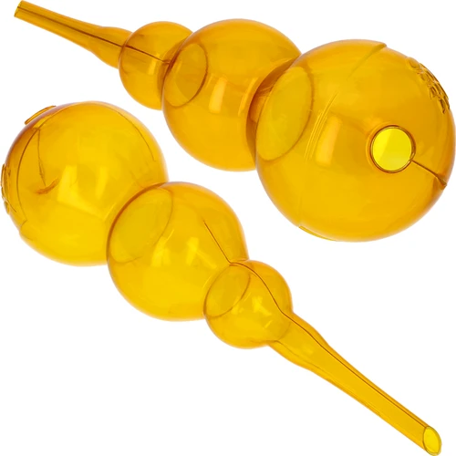Bola de rega tripla (três câmaras), amarela translúcida, 600 ml - 2