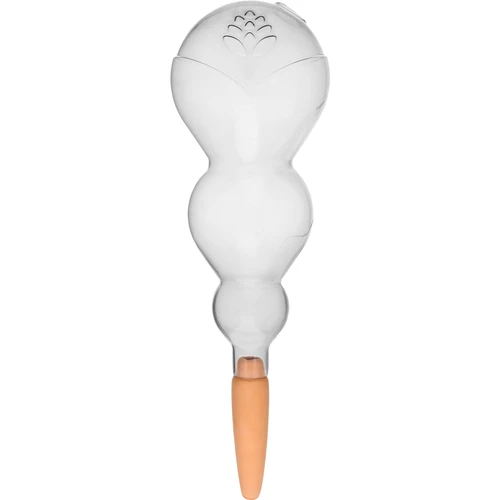 Bola de rega tripla (três câmaras), transparente, incolor, com estaca cerâmica, 600 ml