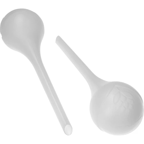 Bolas de rega para plantas, brancas semitransparentes, 400 ml, 4 unidades - 2