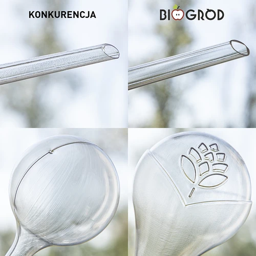 Bolas de rega, transparentes, 400 ml, 4 un. - 13
