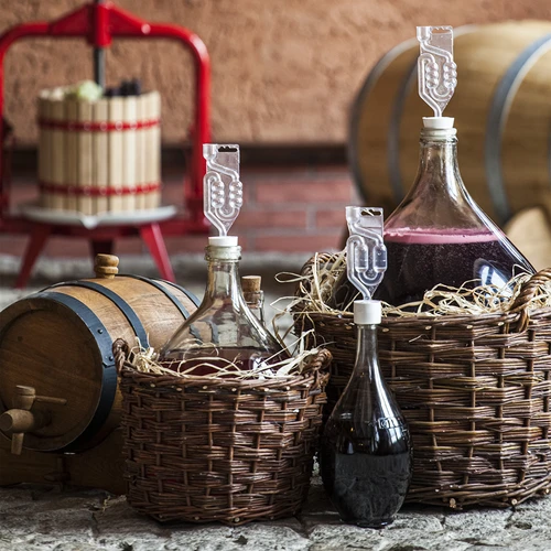 Borbulhador de fermentação em plástico, 6 câmaras - 6