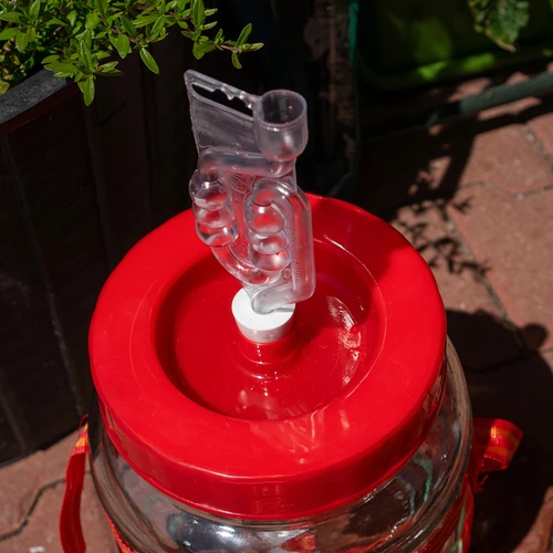 Borbulhador de fermentação em plástico, 6 câmaras - 4