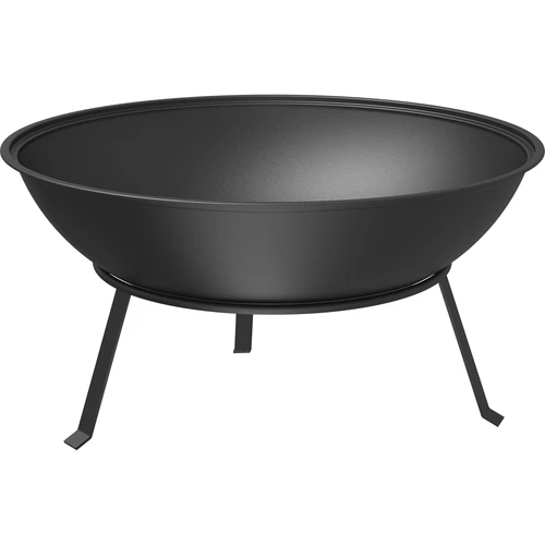 Braseiro de jardim com grelha, Ø55 cm, redondo, em forma de taça