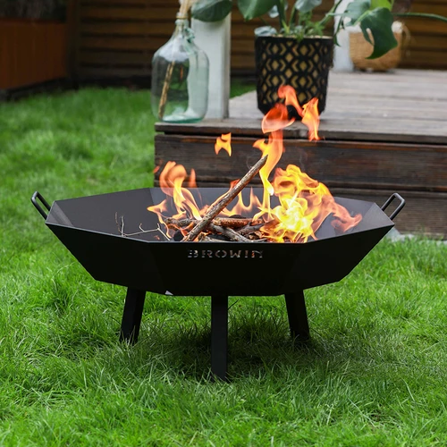 Braseiro de jardim Ø 70 cm - estilo loft - 12