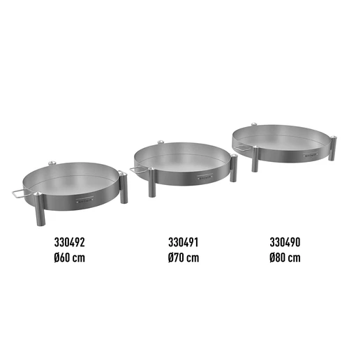 Braseiro de jardim Ø 80 cm soldado - 11