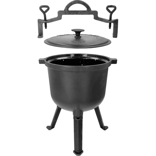 Caldeirão de caça em ferro fundido com interior esmaltado, 8 L - 2