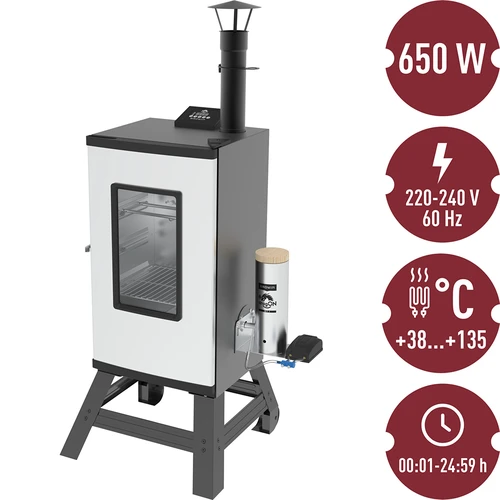 Câmara de fumagem elétrica dragON com base móvel - 24