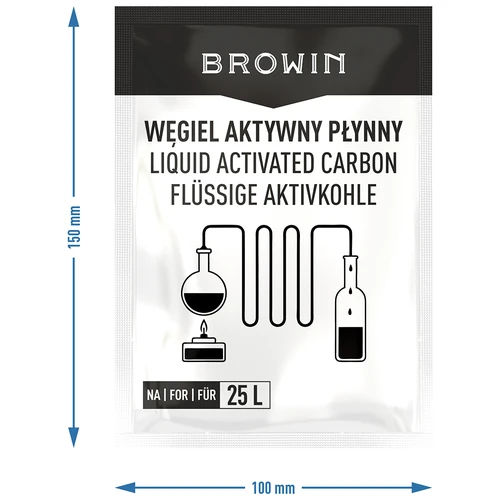 Carvão ativado líquido para 25 L, 140 g - 3