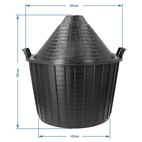 Cesto de jardim / para garrafão de 54 l - 3