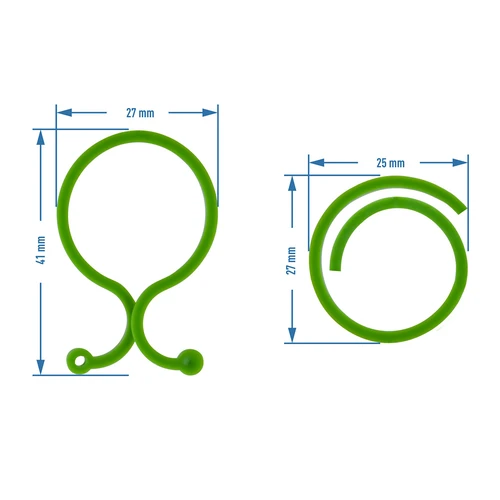 Clips plásticos para prender plantas, sortido 50 unidades - 5