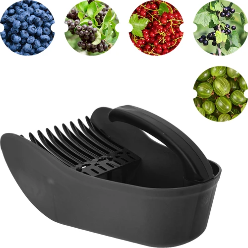 Colhedor de pequenos frutos em plástico, preto - 2