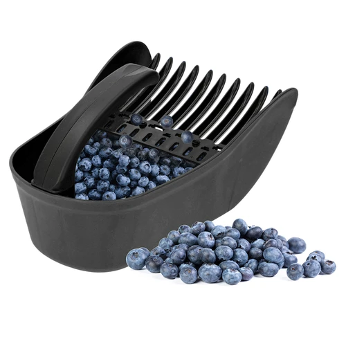 Colhedor de pequenos frutos em plástico, preto - 5