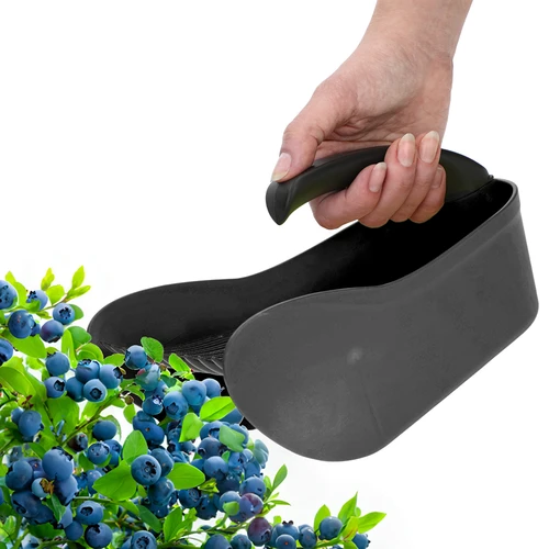 Colhedor de pequenos frutos em plástico, preto - 6