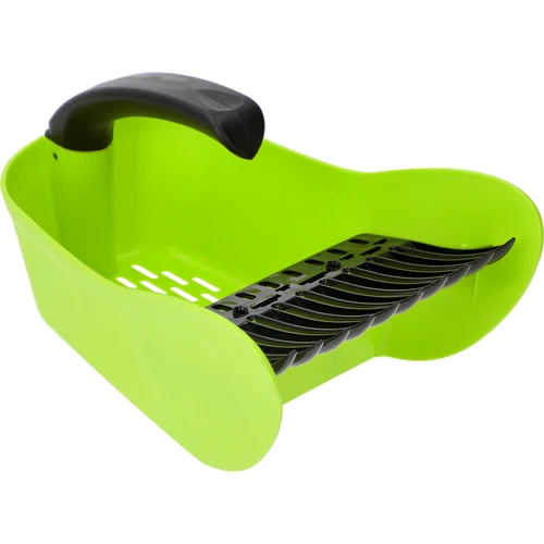 Colhedor de pequenos frutos, verde, em plástico