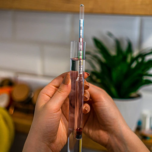 Coluna de filtração de vidro em conjunto com alcoómetro, mangueira de silicone e carvão ativado de coco - 8