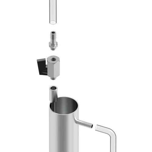 Coluna de filtração premium em aço inoxidável, com acessórios e carvão ativado incluídos - 3