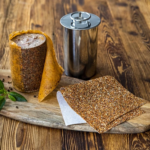 Conjunto com camisa de água-cozedor de fiambre 1,5 kg + panela - 24